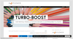 Desktop Screenshot of blog.mayflower.de
