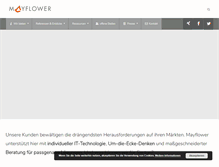 Tablet Screenshot of mayflower.de