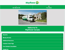 Tablet Screenshot of mayflower.ca